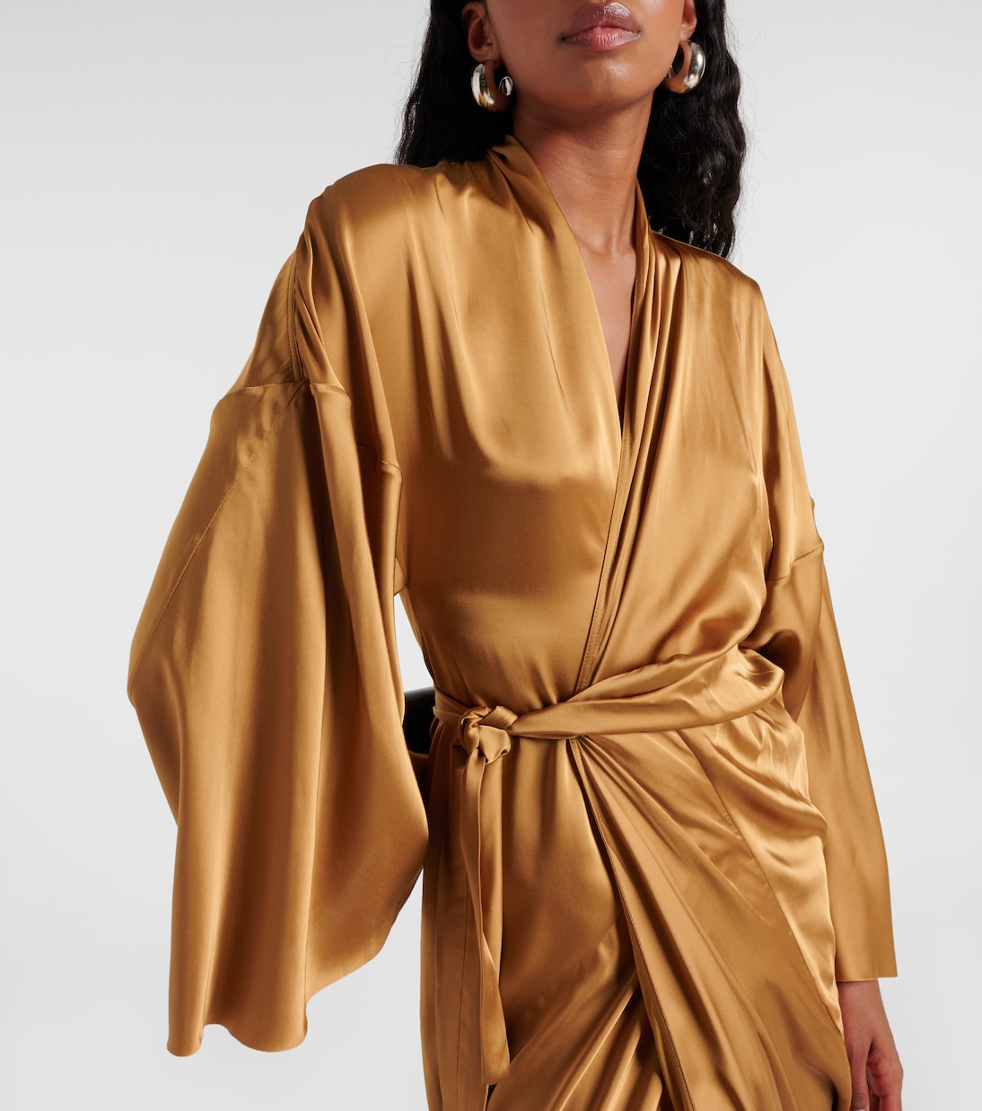 Robe aus Satin | Rick Owens
