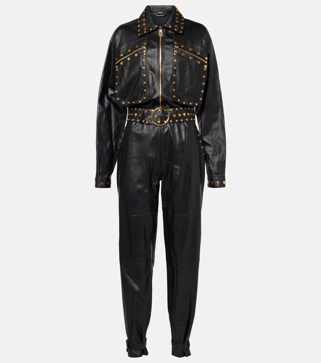 Jumpsuit in pelle con borchie | Dodo Bar Or