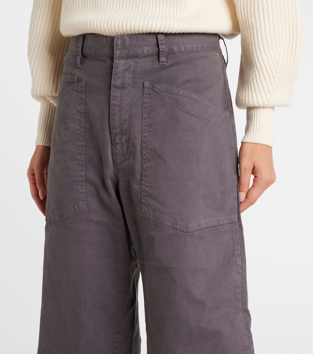 Pantalon barrel Shon en coton | Nili Lotan