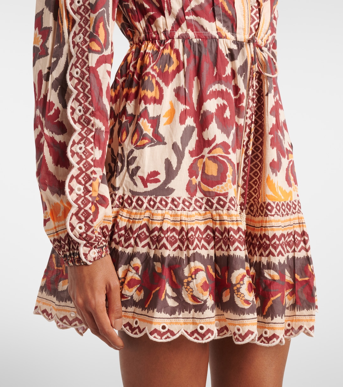 Vestido corto Toucans de algodón | Farm Rio