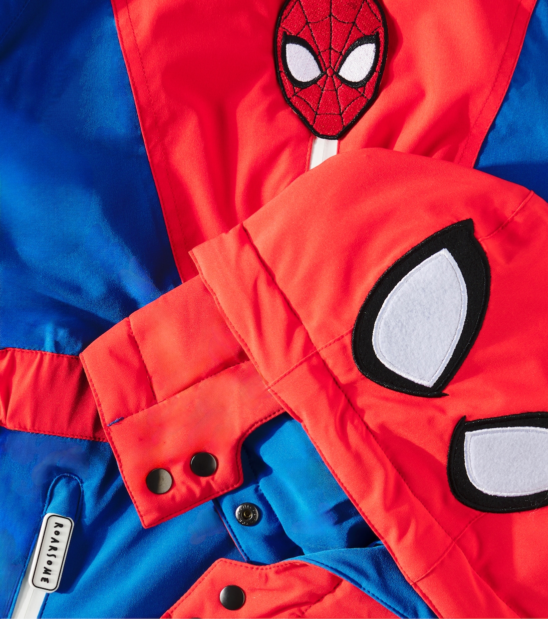 X Marvel© Skianzug Spider-Man mit Faux Fur | Roarsome