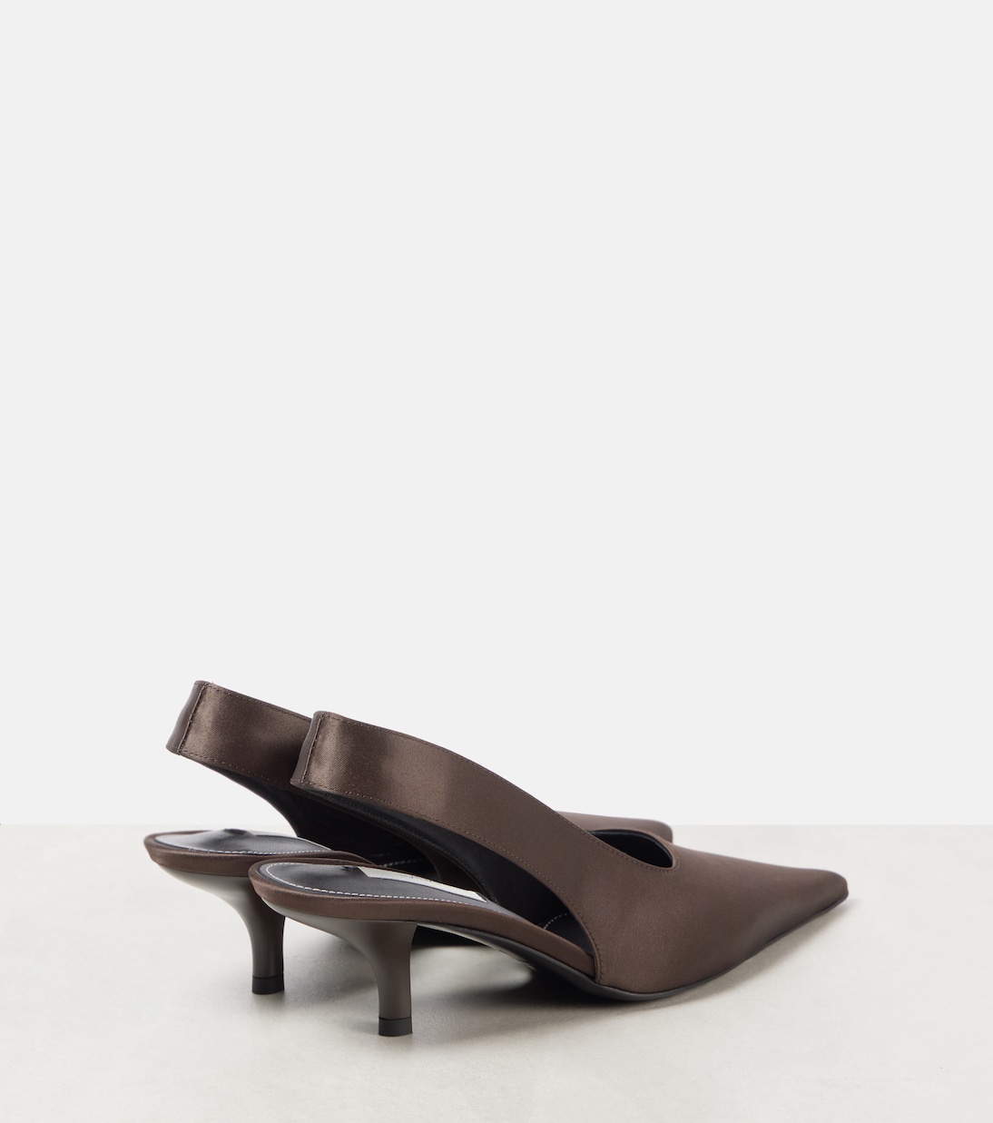 Slingback-Pumps Classic 55 aus Satin | Toteme