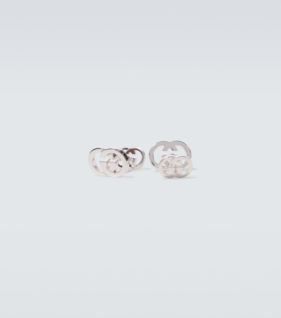 Gemelli Interlocking GG in argento sterling | Gucci