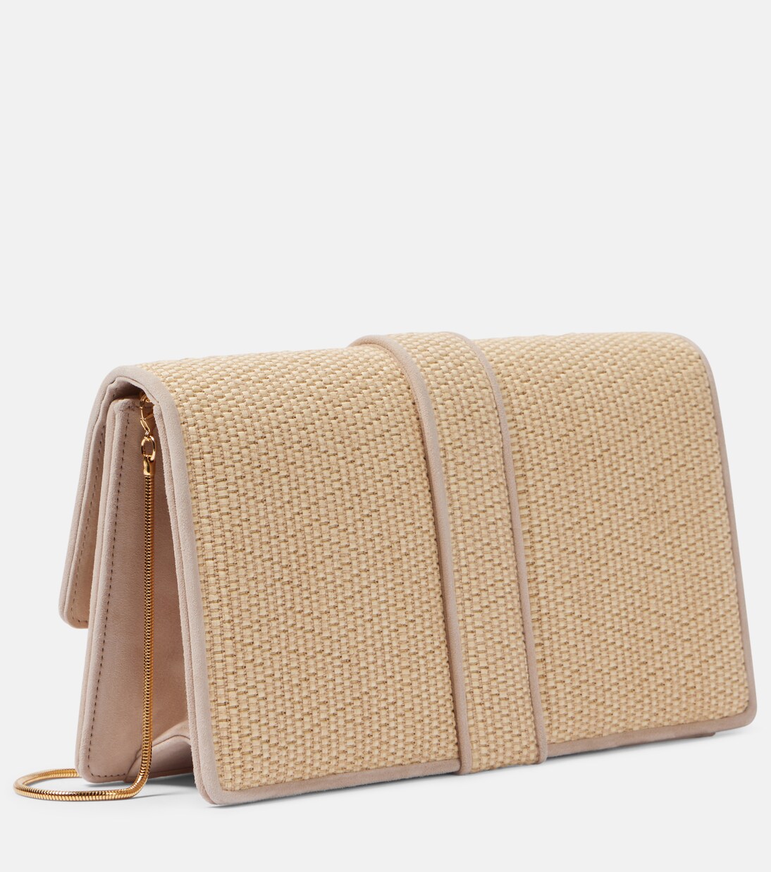 Pochette Maycap en raphia | Manolo Blahnik