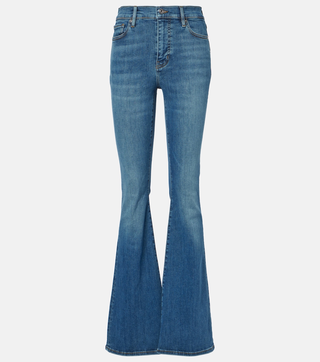 Jean flare Le High Flare à taille haute | Frame