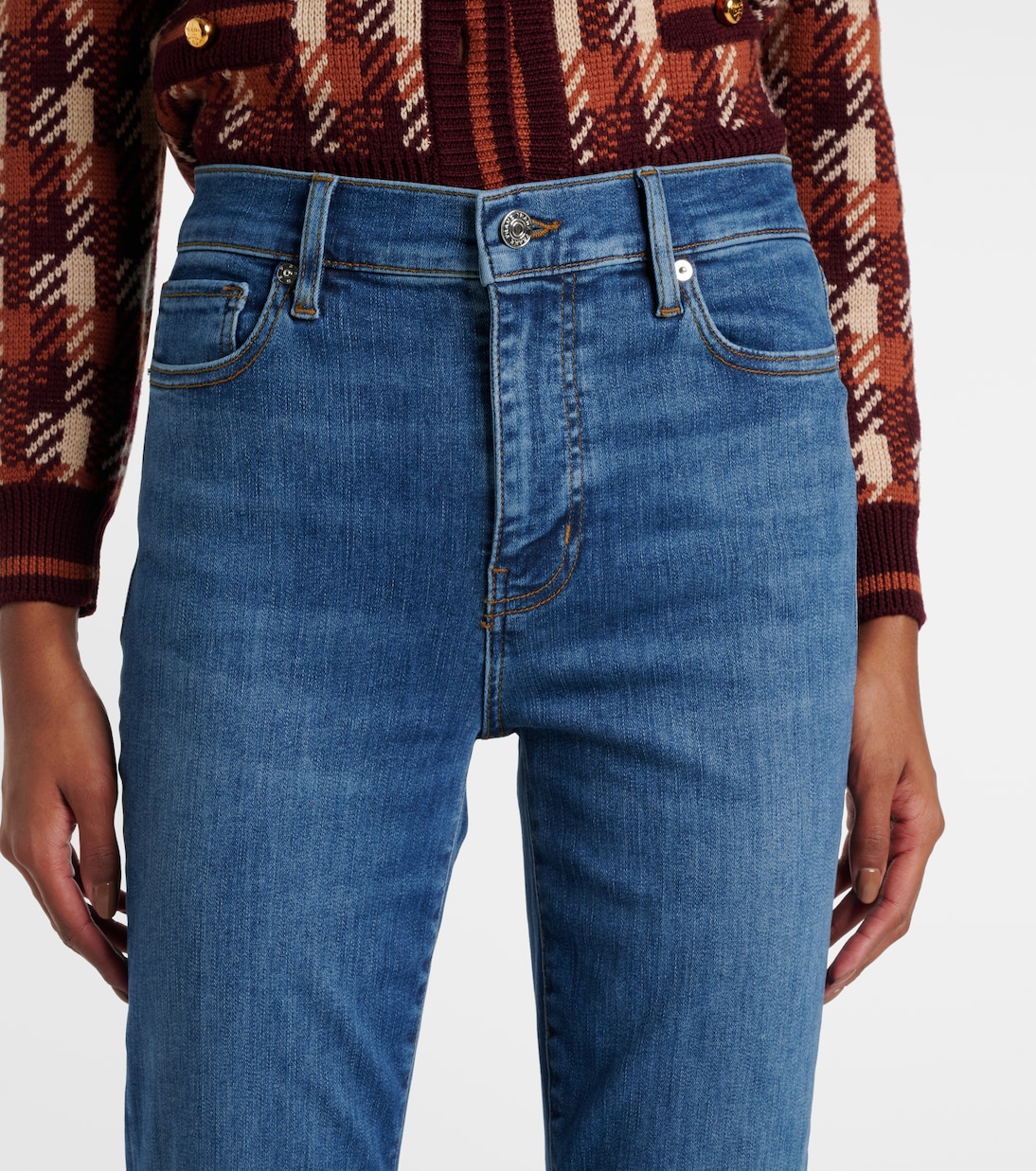 Jean flare Le High Flare à taille haute | Frame