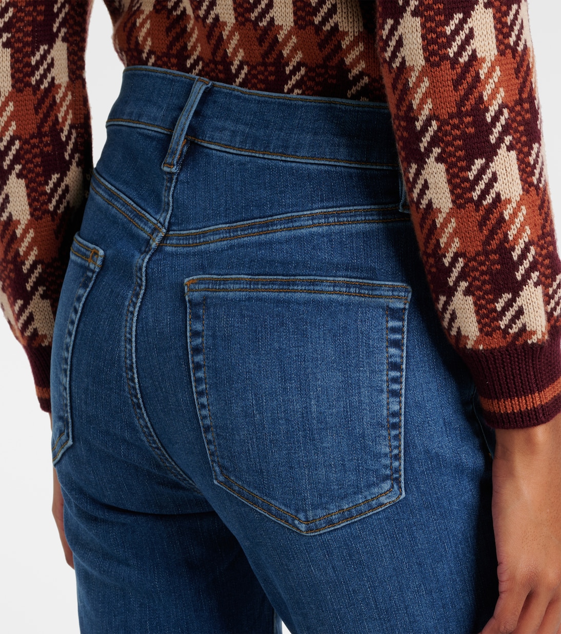 Jean flare Le High Flare à taille haute | Frame