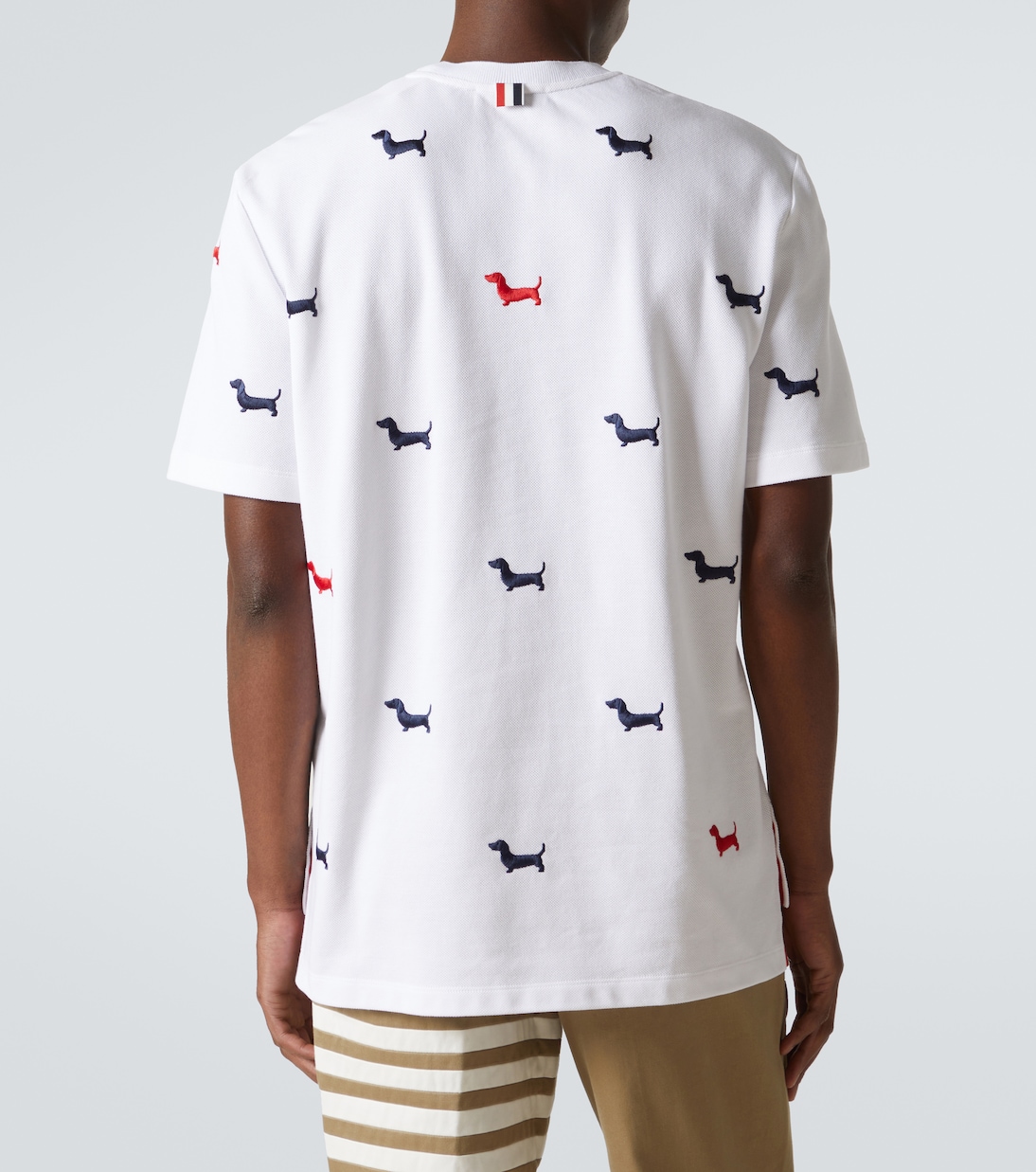 T-shirt Hector in piqué di cotone | Thom Browne