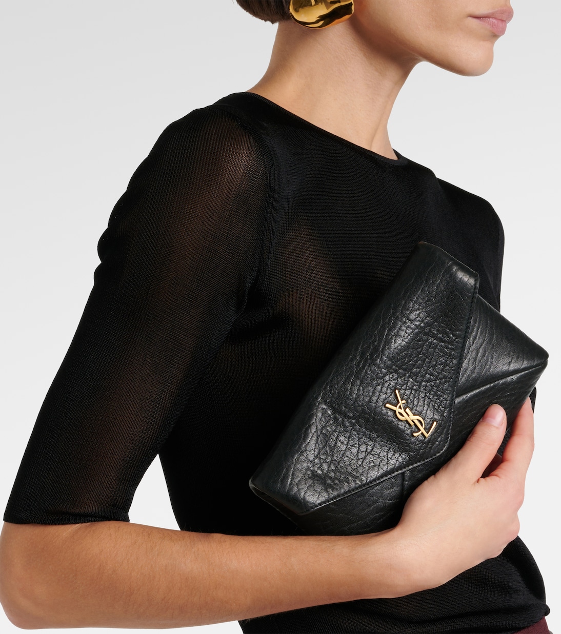 Portefeuille Cassandre Small en cuir | Saint Laurent