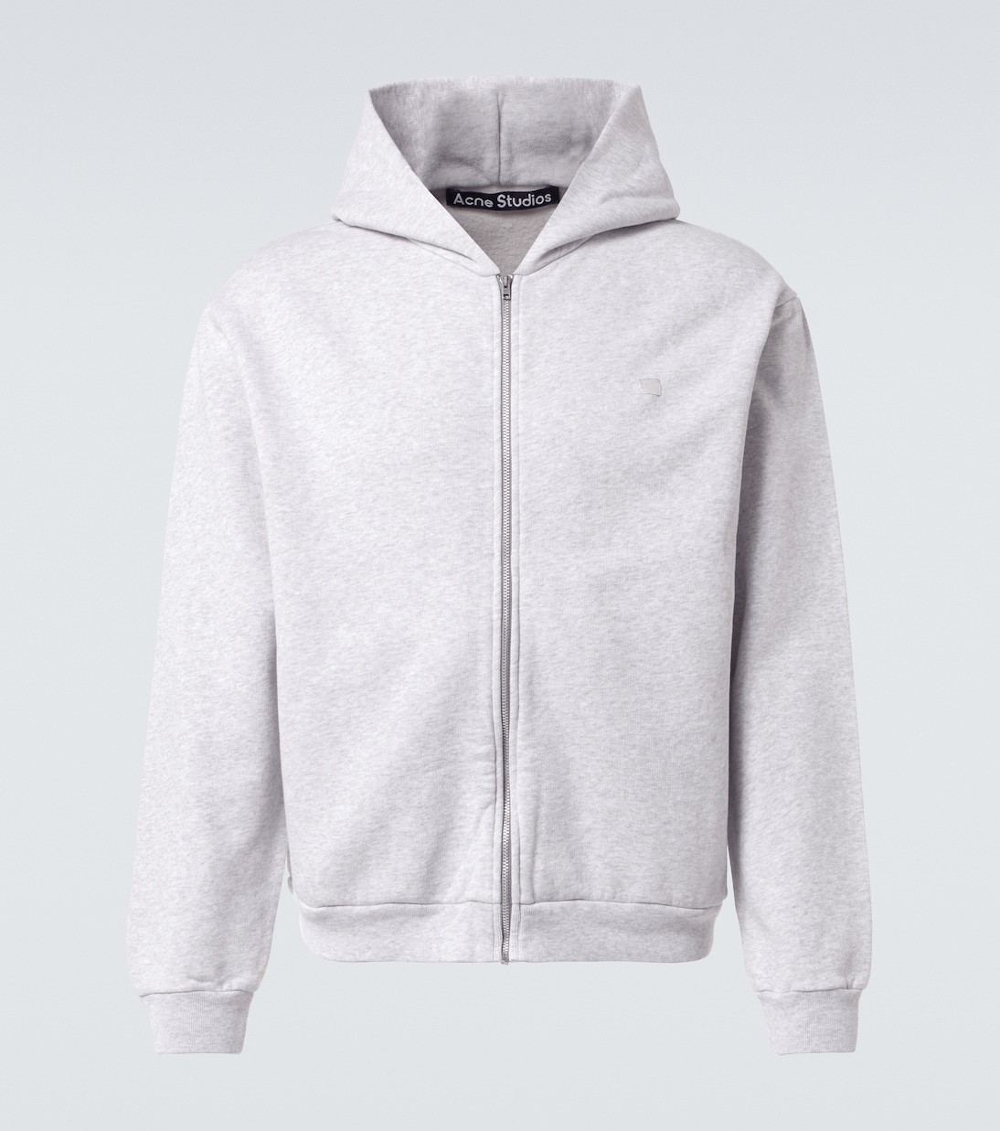 Sudadera Face de algodón con cremallera | Acne Studios