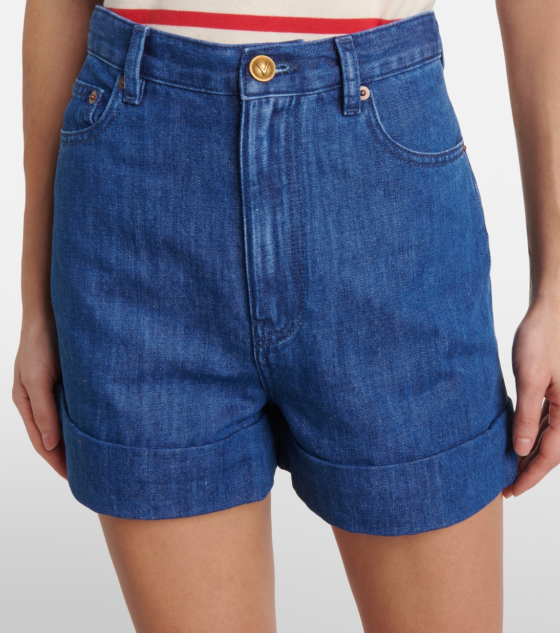 Short en coton et lin | Valentino