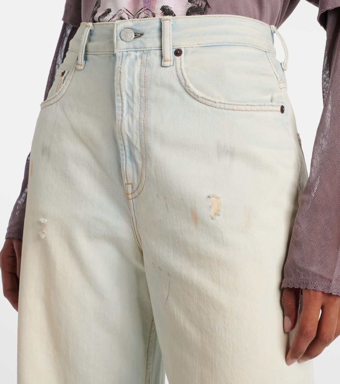 Jeans regular Shorebreak con cut-out | Acne Studios