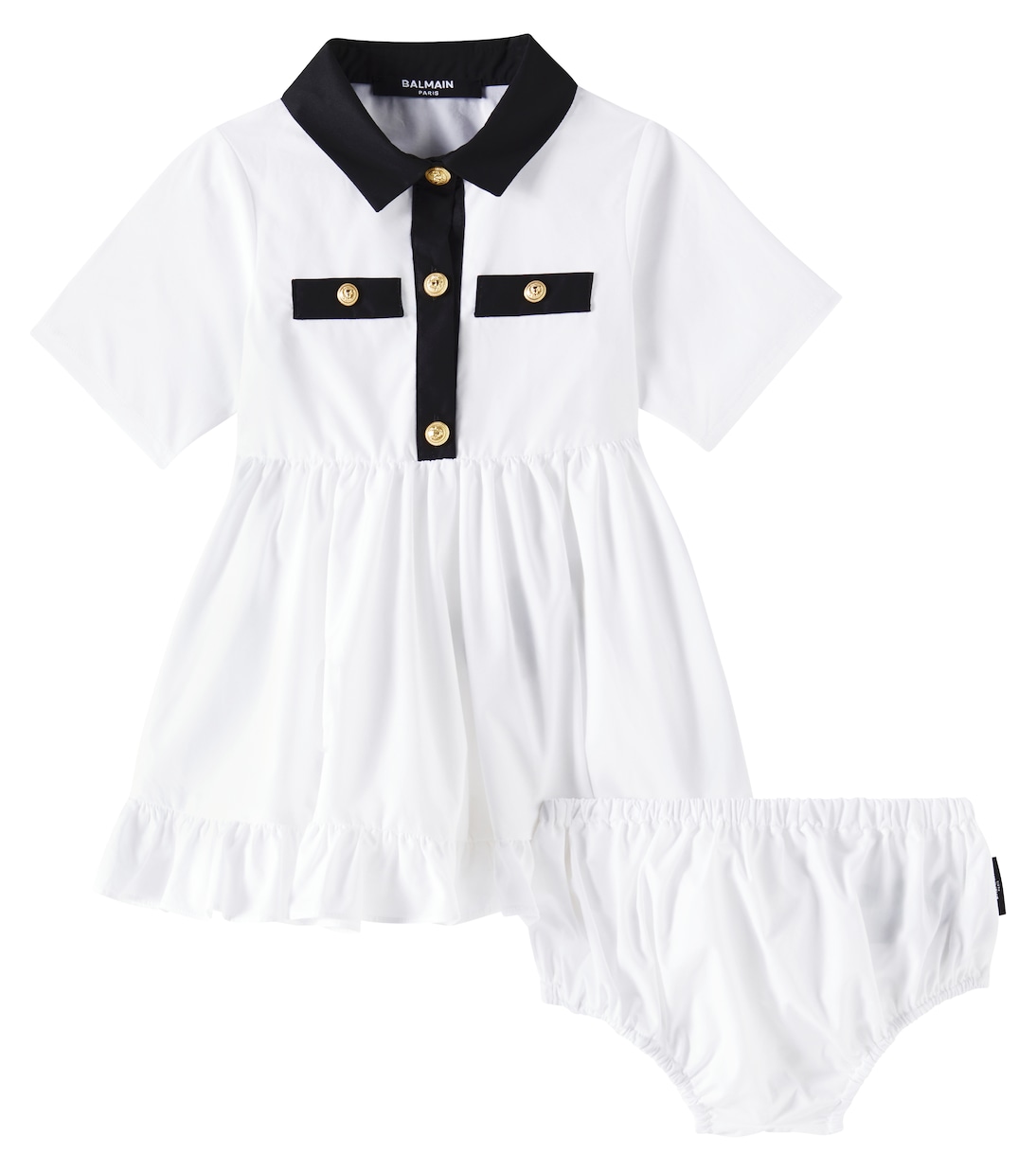 Baby Set aus Polokleid und Höschen | Balmain Kids