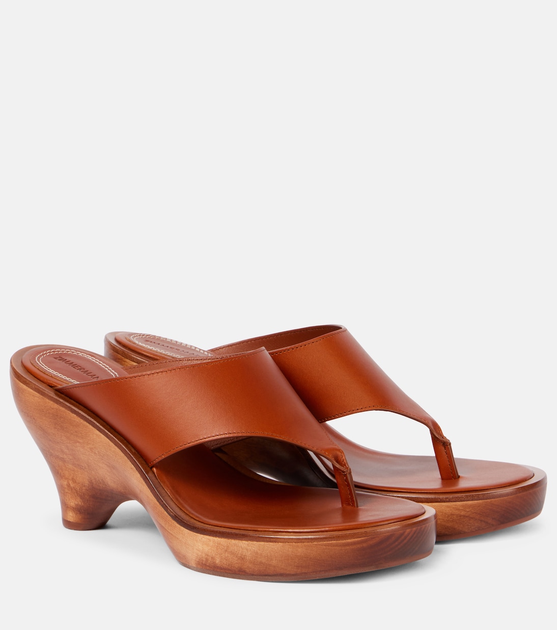 Wedge-Sandalen Wild 95 aus Leder | Zimmermann