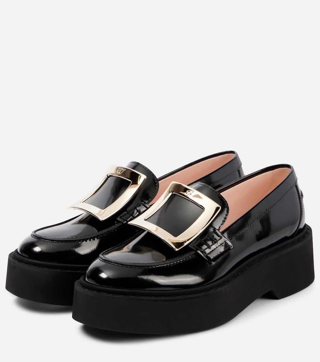 Viv' Rangers patent leather platform loafers | Roger Vivier