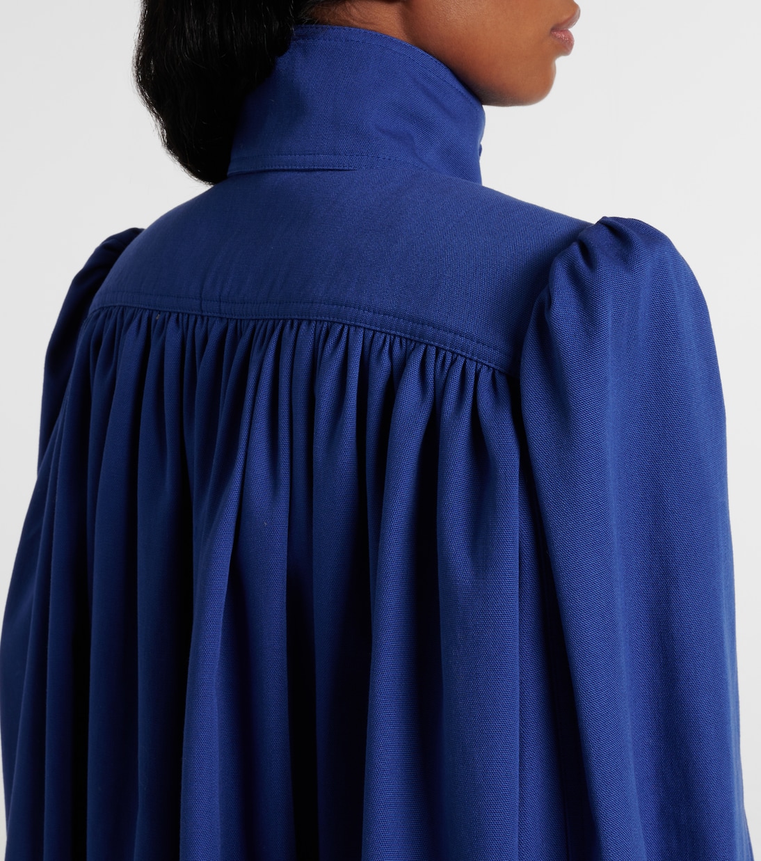 Chaqueta de lona de algodón fruncida | Chloé