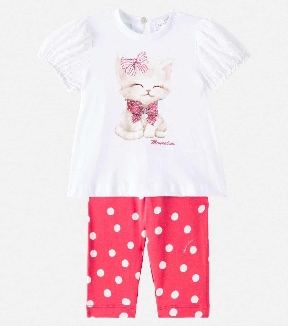 Bebé - set de camisa y pantalones de jersey | Monnalisa