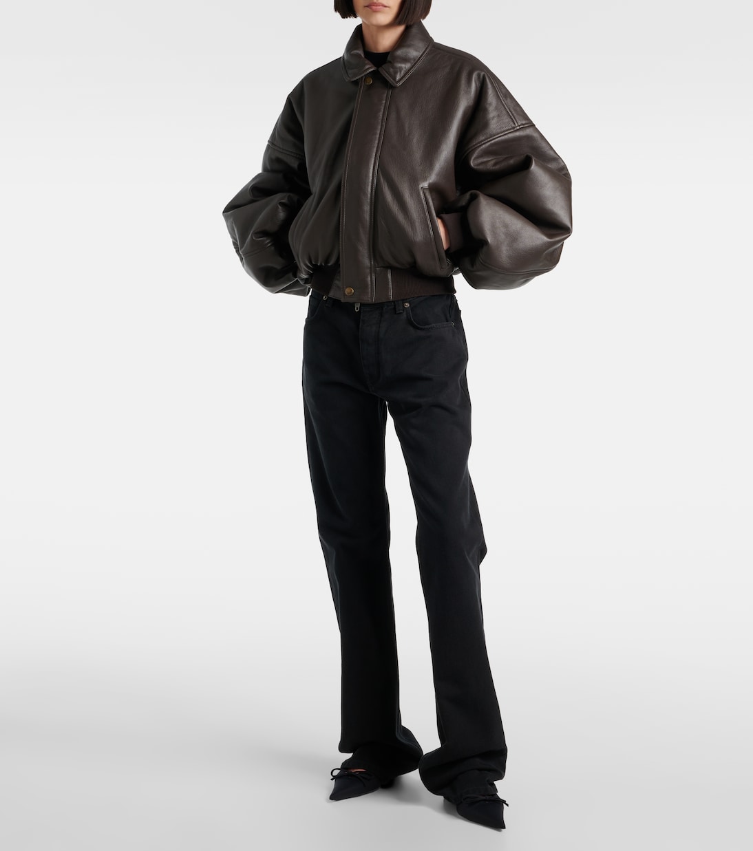 Giacca Round Taxi in pelle | Balenciaga