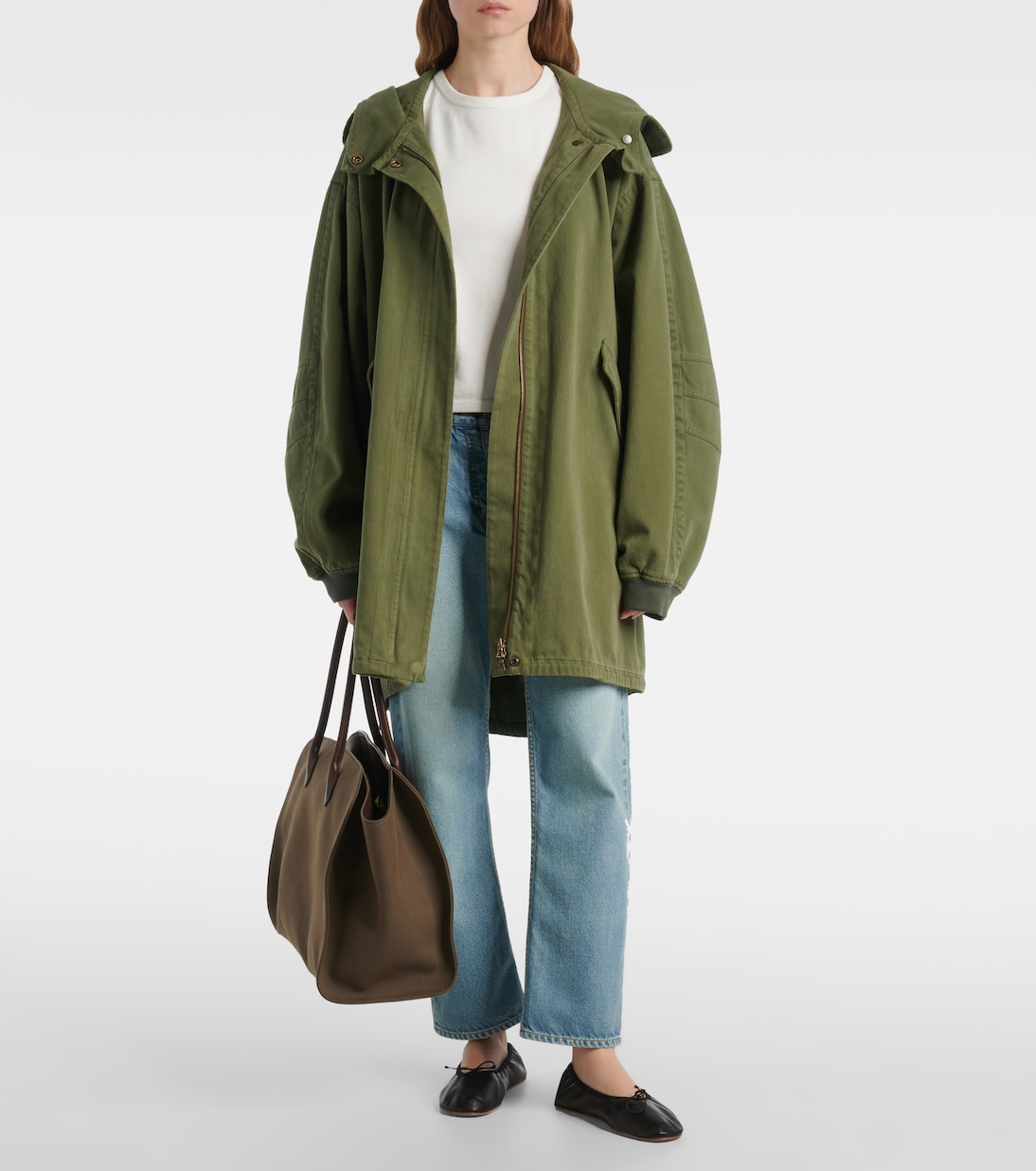 Kemeta oversized cotton canvas jacket | The Row