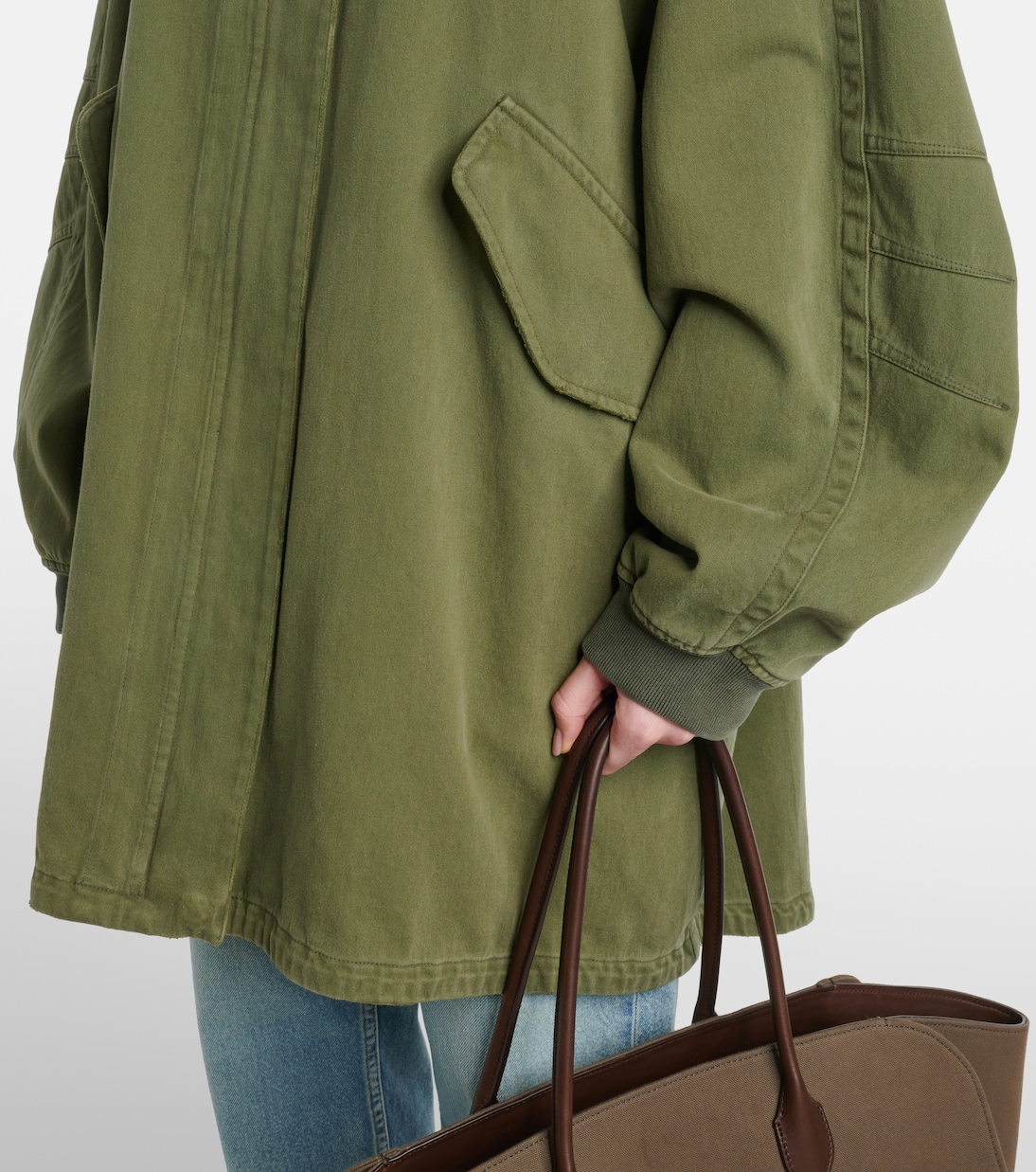 Kemeta oversized cotton canvas jacket | The Row