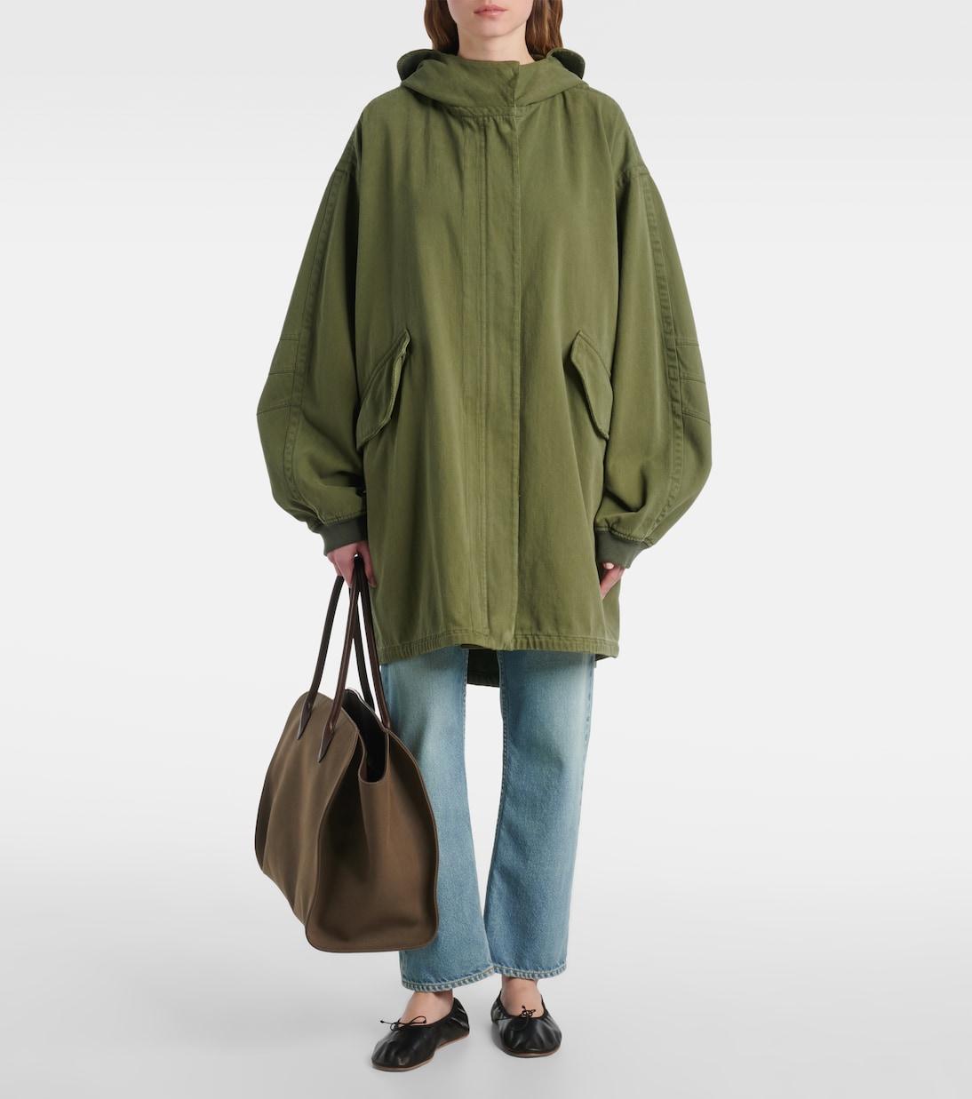 Kemeta oversized cotton canvas jacket | The Row