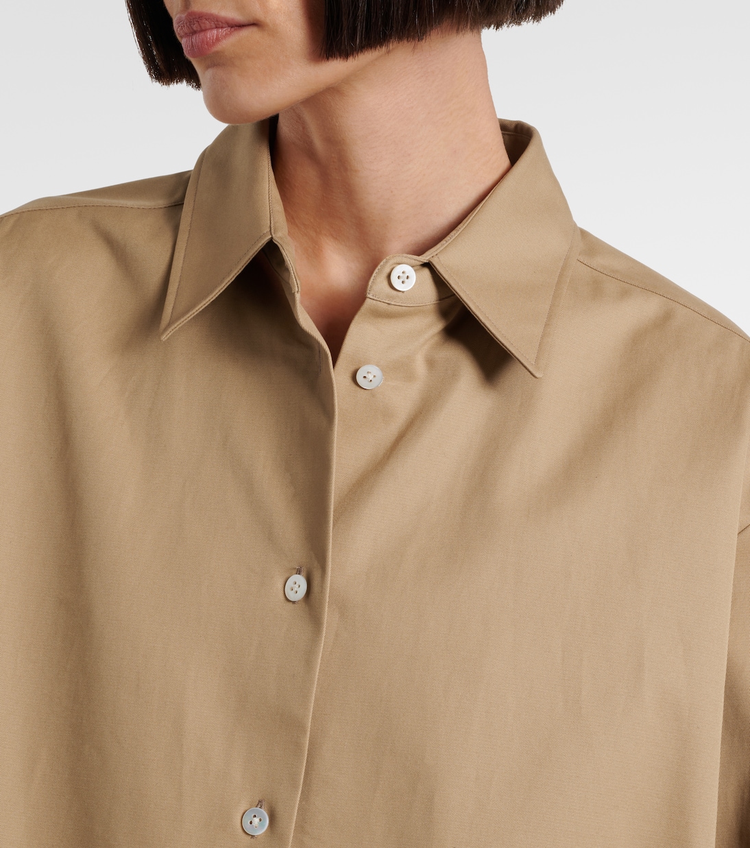 Camicia Tansy in cotone e cashmere  | The Row