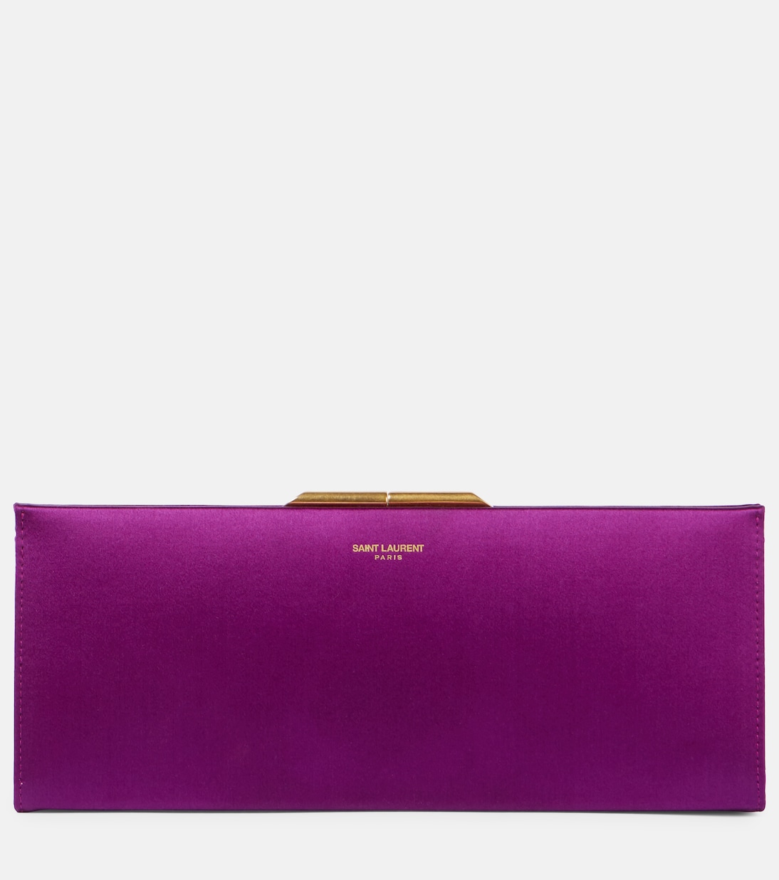 Clutch Midnight Small in raso | Saint Laurent