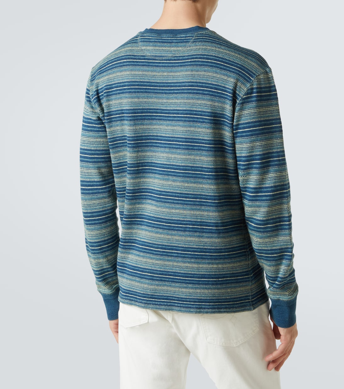 Henley-Hemd aus Baumwoll-Jacquard | RRL