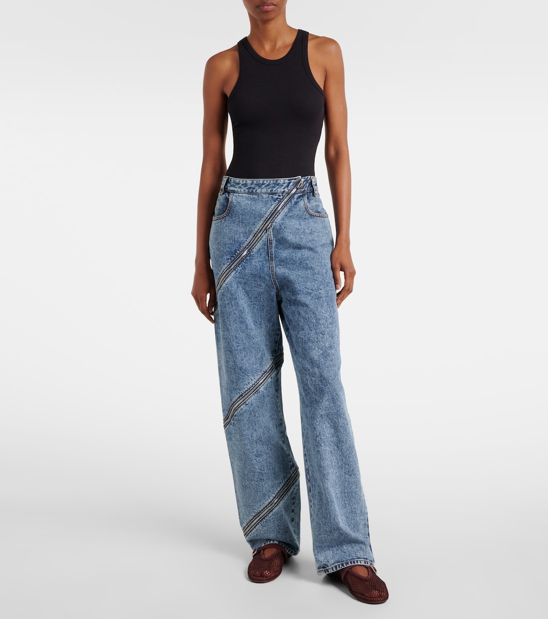Ballerine Mary Jane in mesh La Ballerine | Alaïa