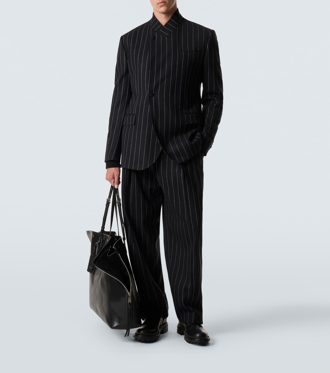 Pinstripe wool-blend blazer | Dolce&Gabbana