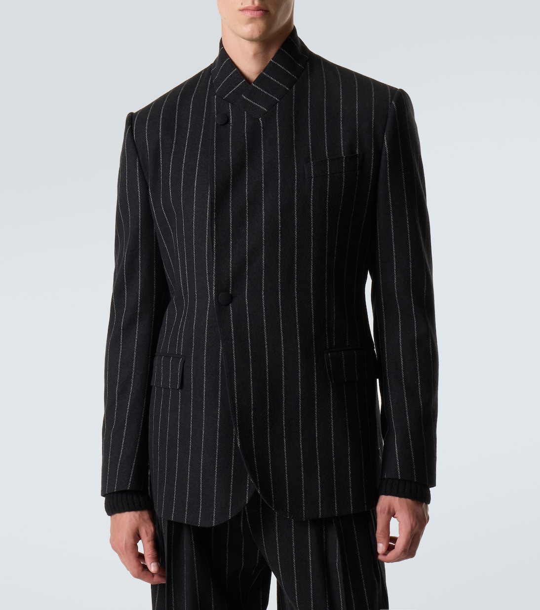 Pinstripe wool-blend blazer | Dolce&Gabbana