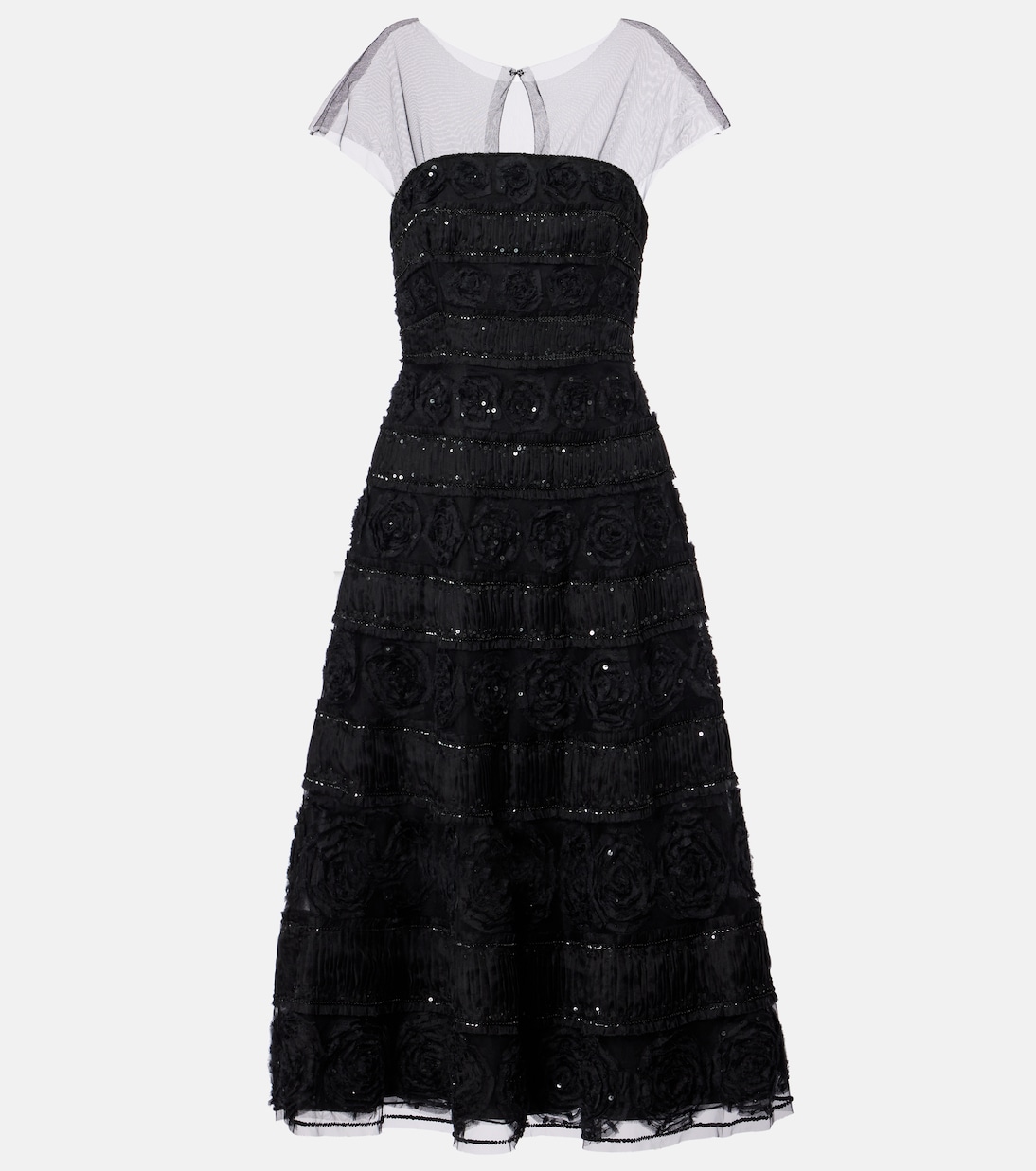 Robe mit Pailletten  | Carolina Herrera