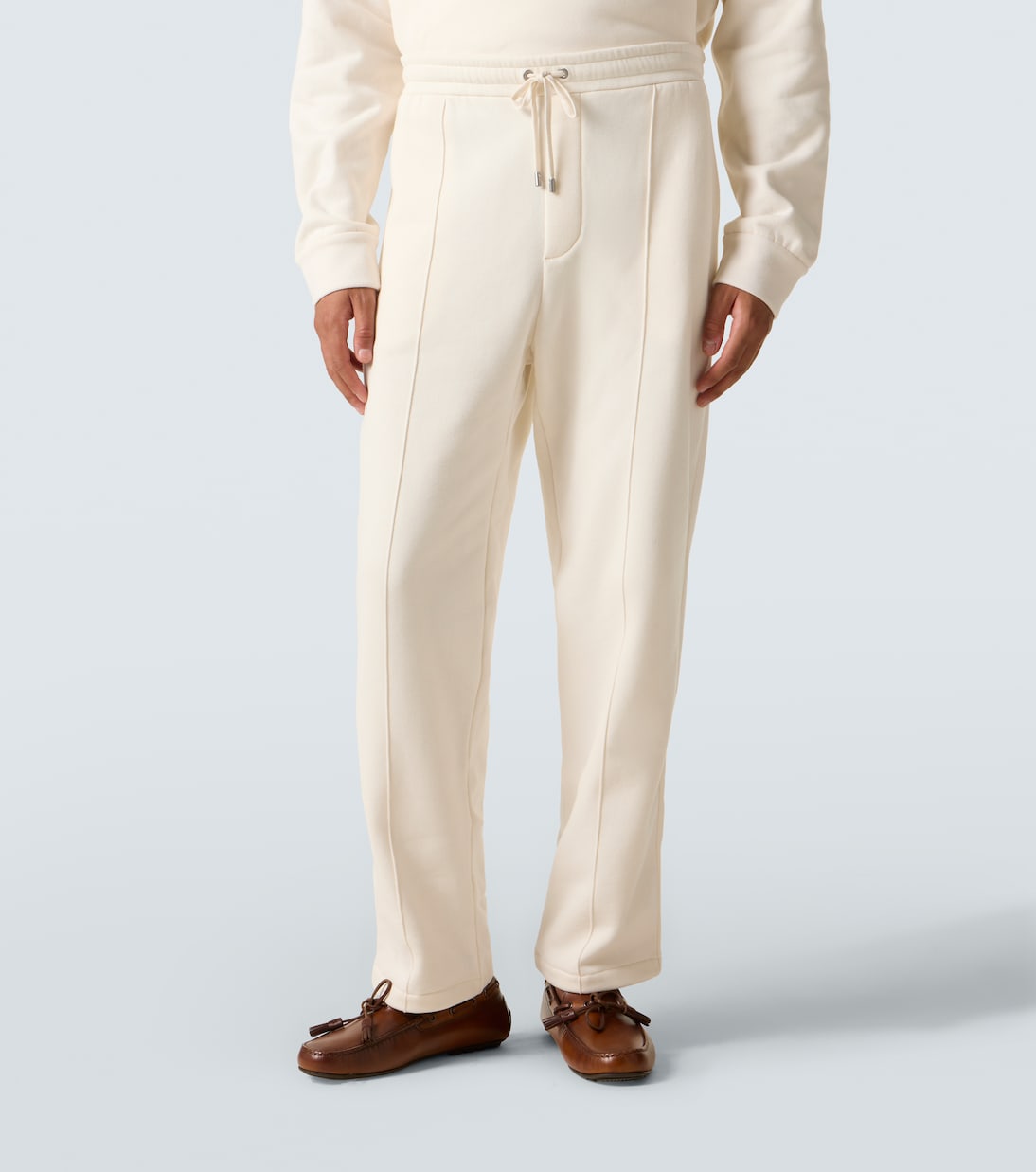 Cotton and cashmere straight pants | Ralph Lauren Purple Label