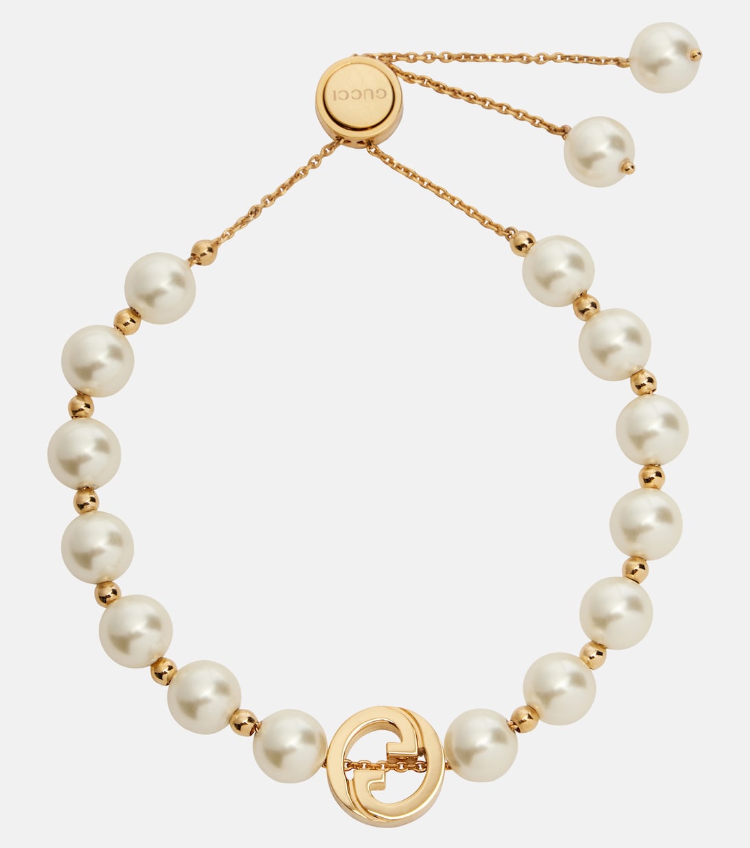 Armband Interlocking G aus Zierperlen | Gucci