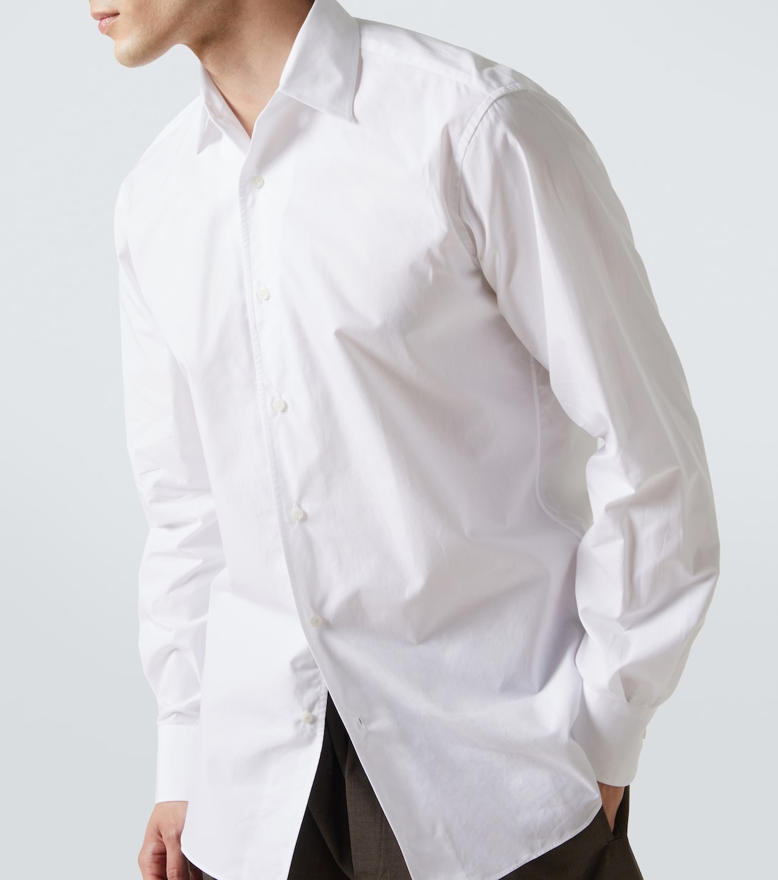 Camisa de popelín de algodón | Saman Amel