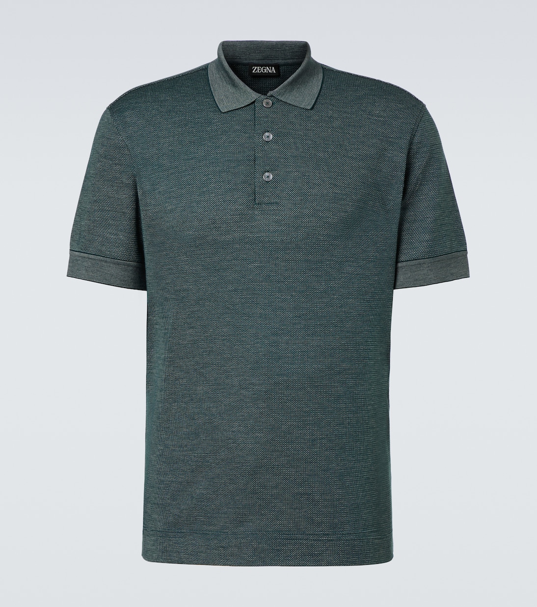 Cotton and silk polo shirt | Zegna
