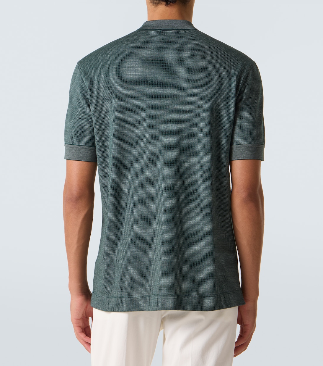 Cotton and silk polo shirt | Zegna