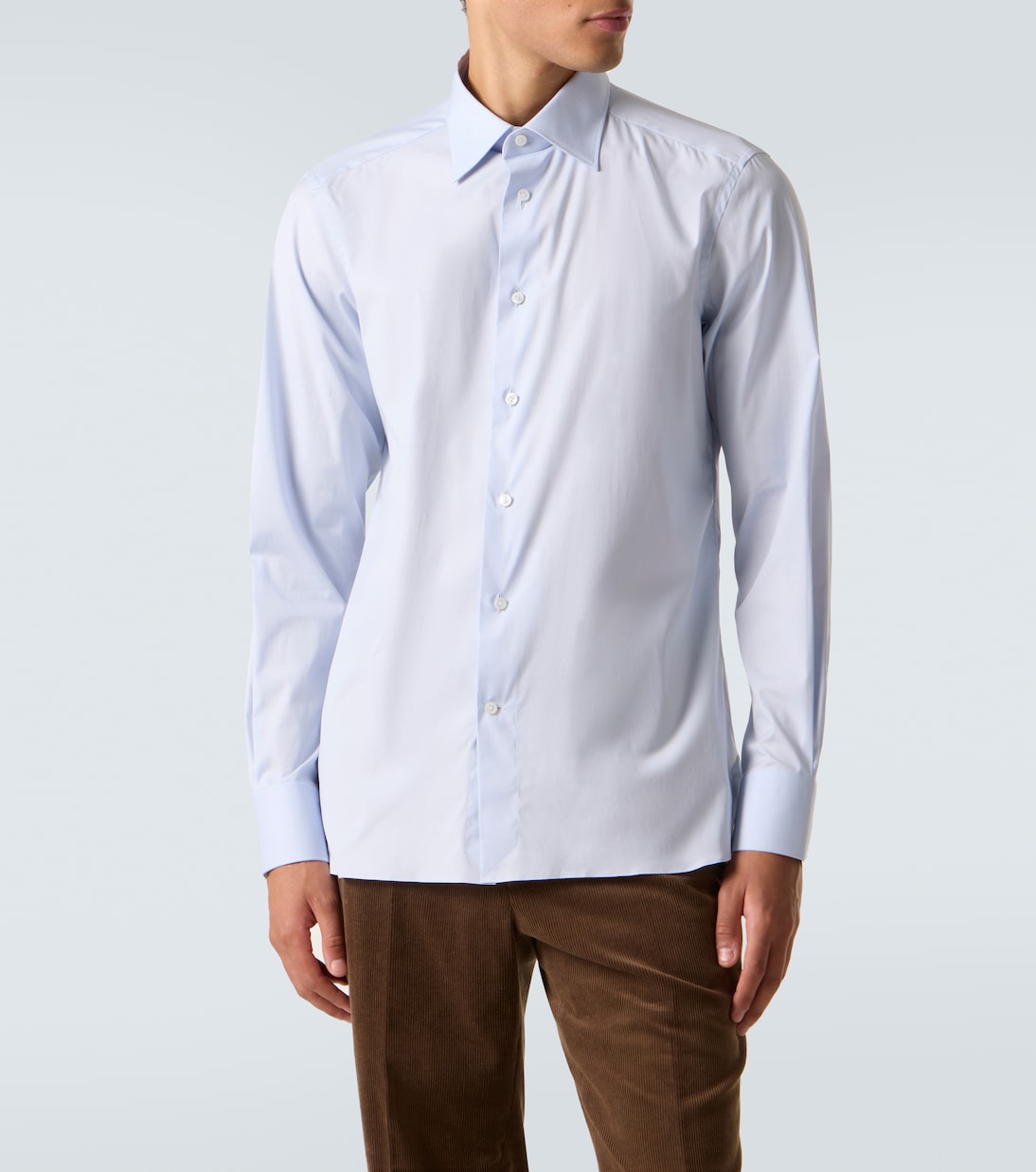 Cotton-blend shirt  | Zegna
