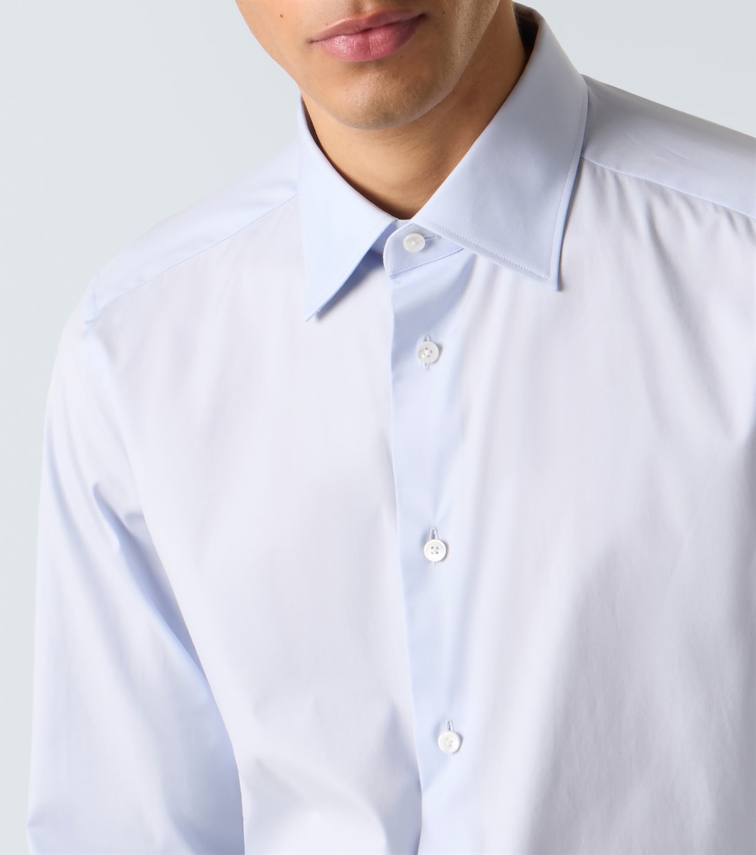 Cotton-blend shirt  | Zegna