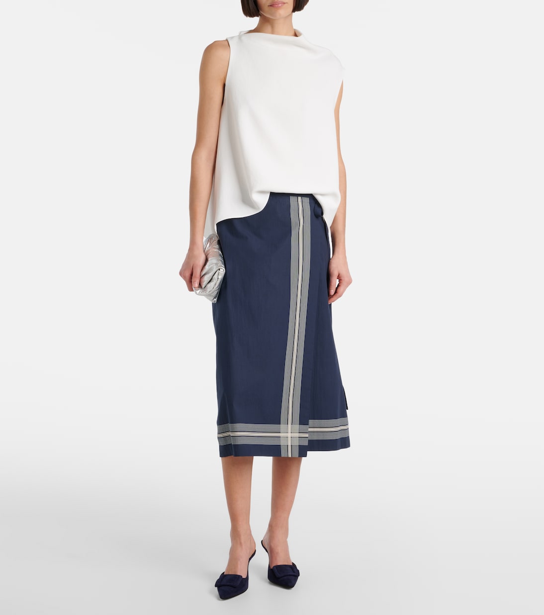 Asymmetric draped top | Vince