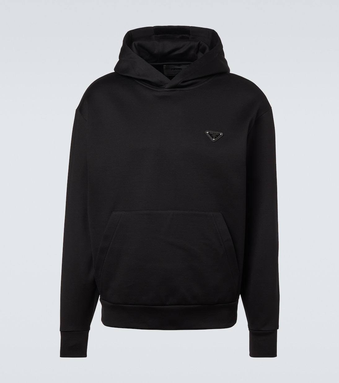 Sudadera de jersey en mezcla de algodón con logo | Prada