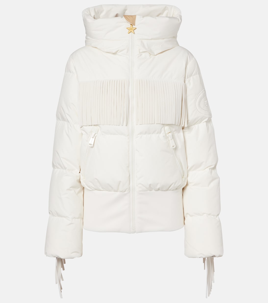 Marna fringed down ski jacket | Goldbergh