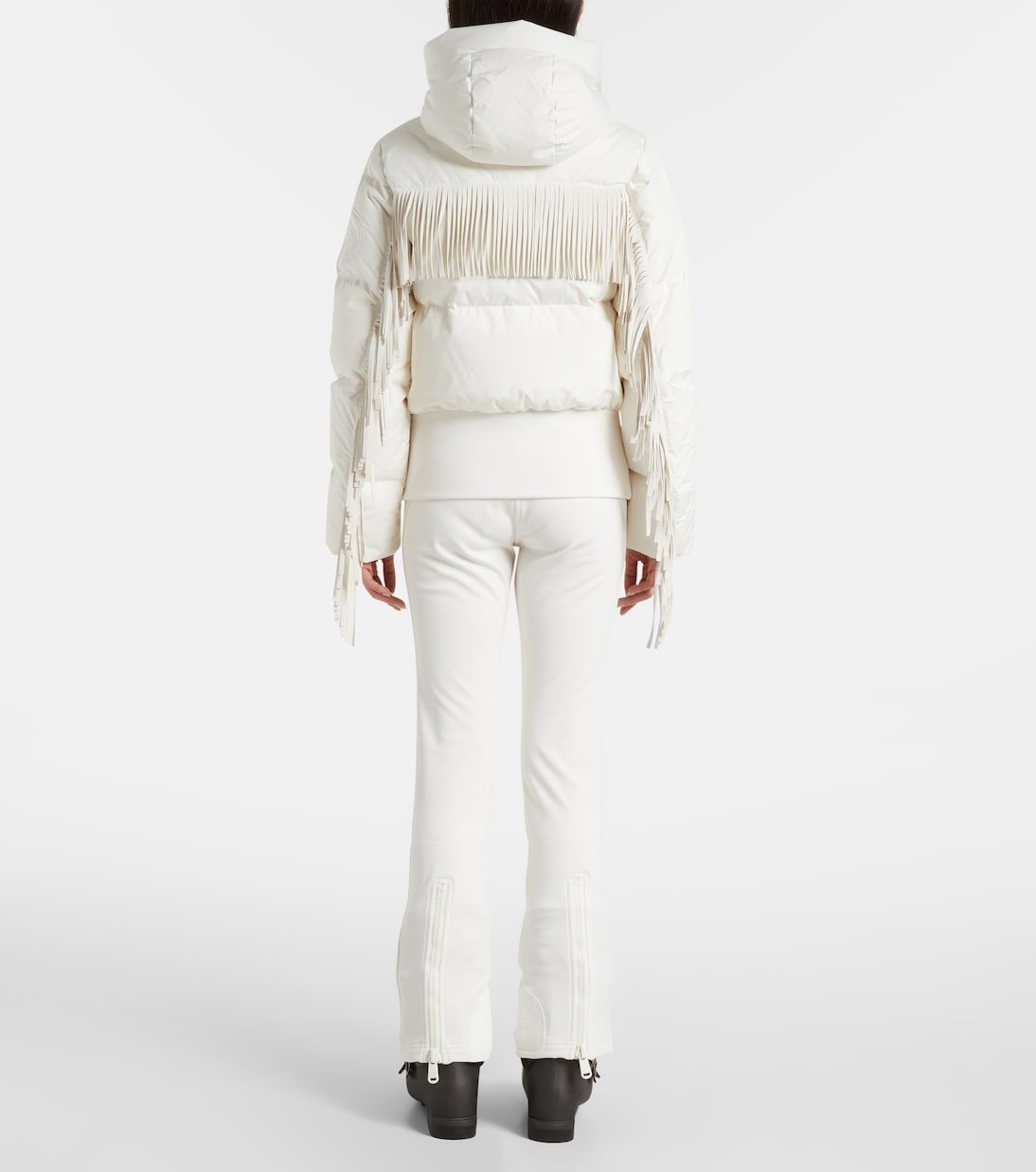Marna fringed down ski jacket | Goldbergh
