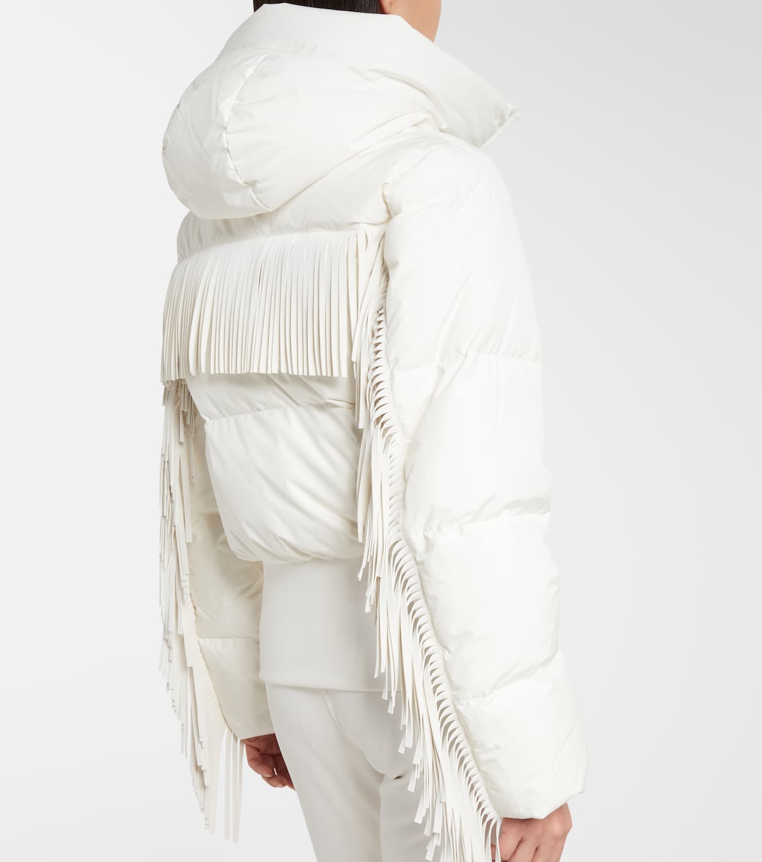 Marna fringed down ski jacket | Goldbergh