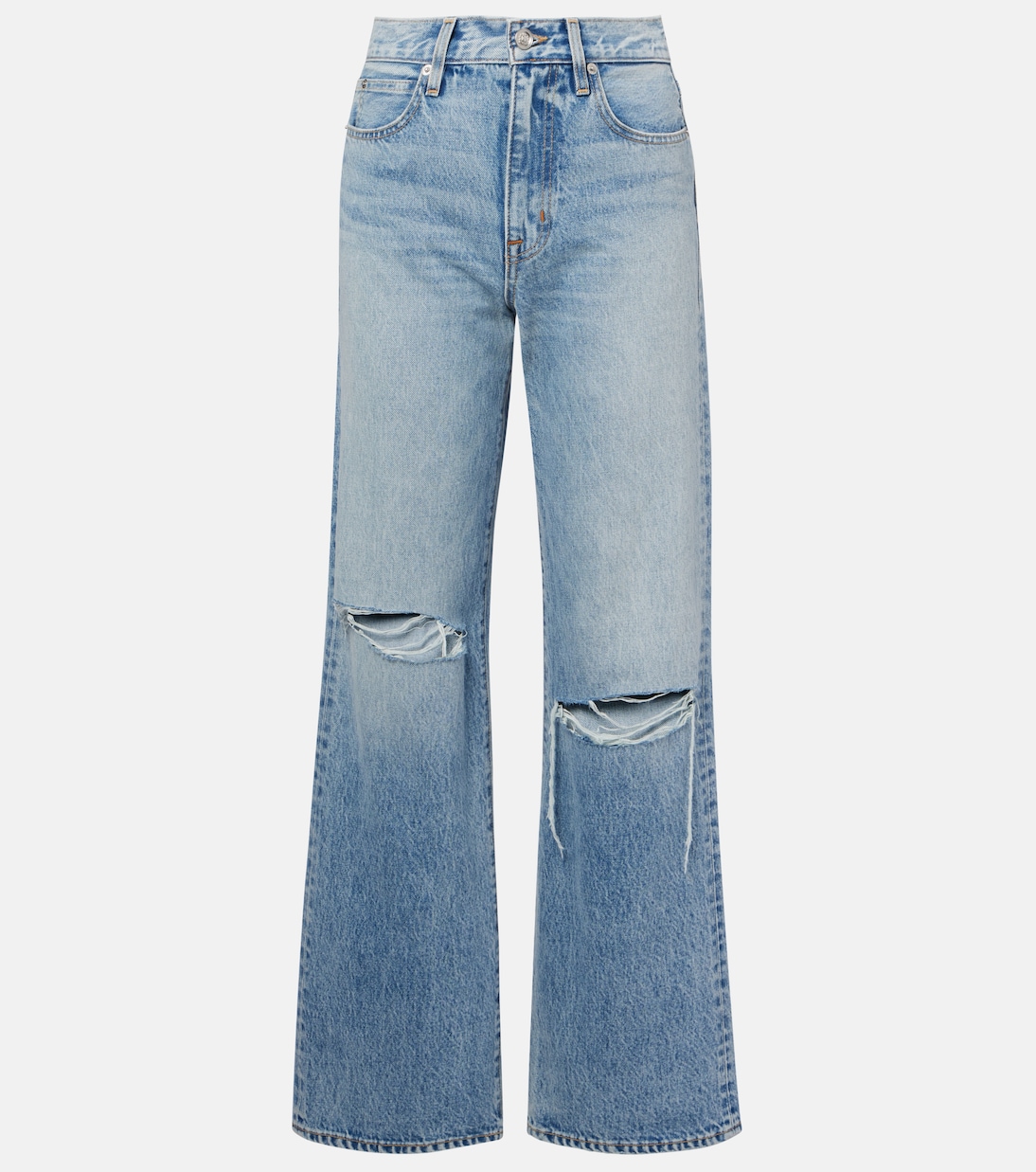Jeans Grace a gamba larga e vita media | Slvrlake