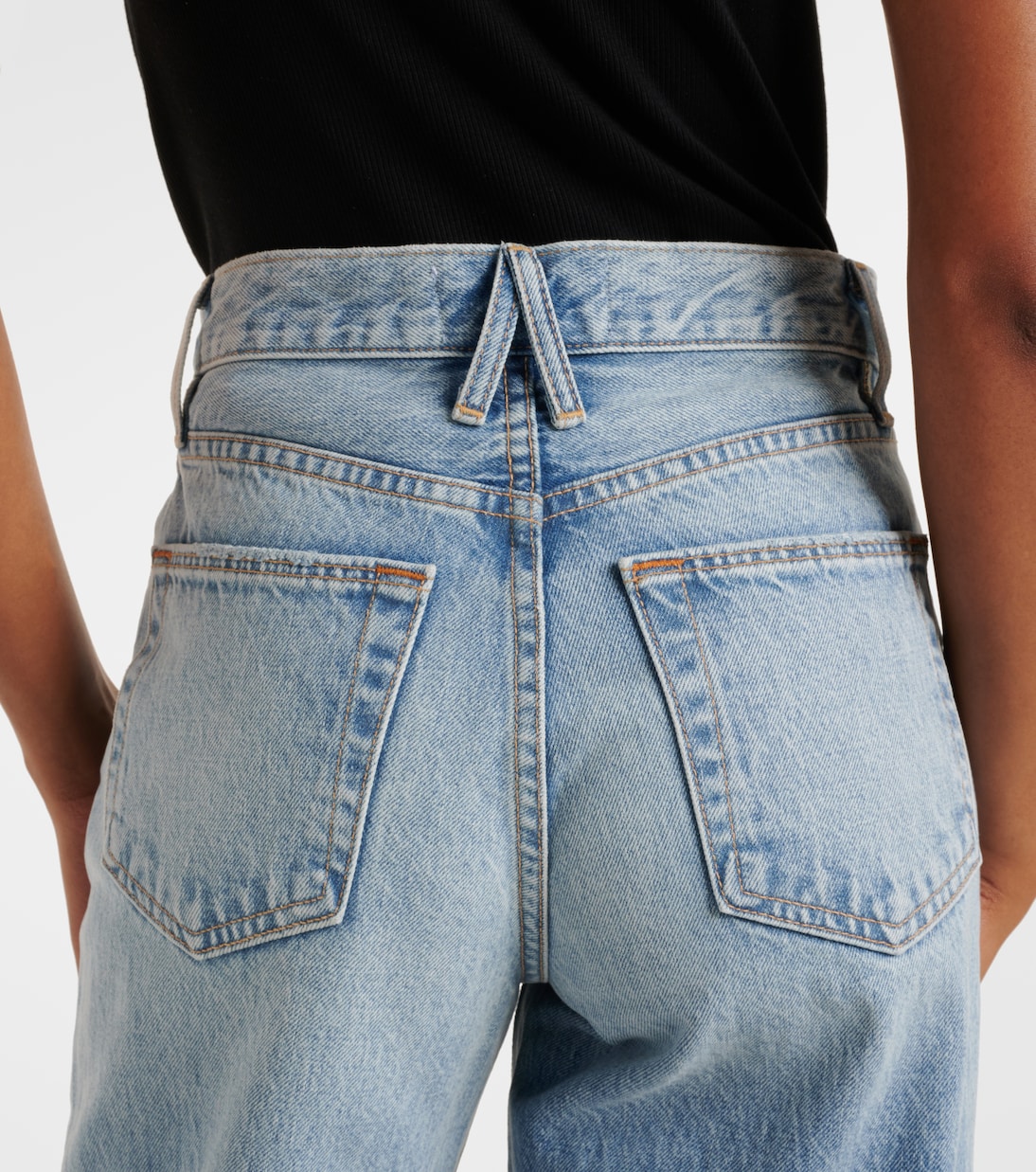 Jeans Grace a gamba larga e vita media | Slvrlake