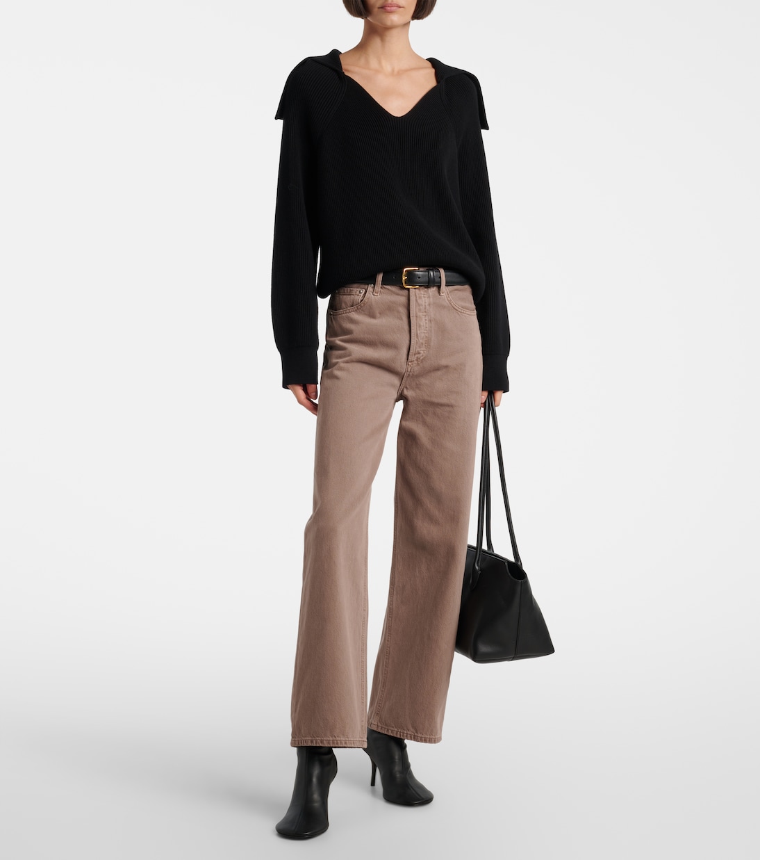 High-rise wide-leg jeans | Agolde