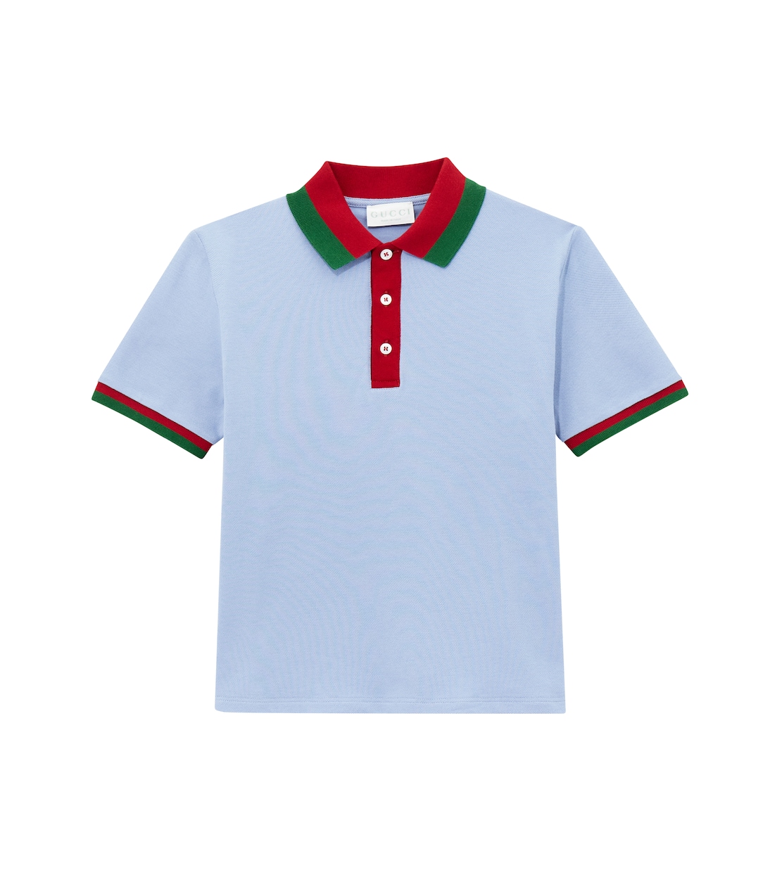 Polohemd Web Stripe aus einem Baumwollgemisch | Gucci Kids