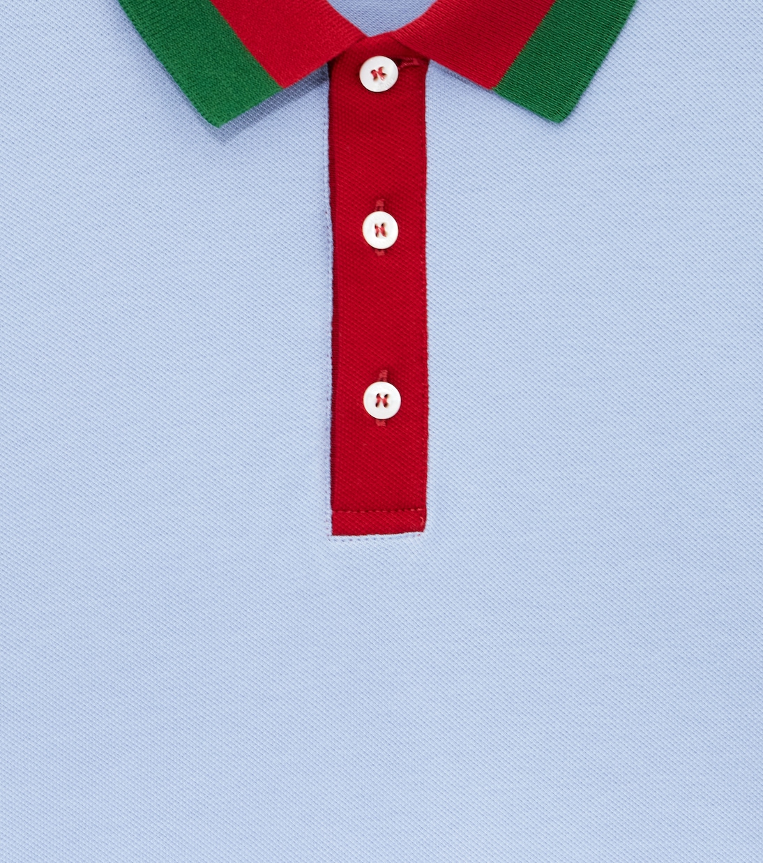 Polohemd Web Stripe aus einem Baumwollgemisch | Gucci Kids