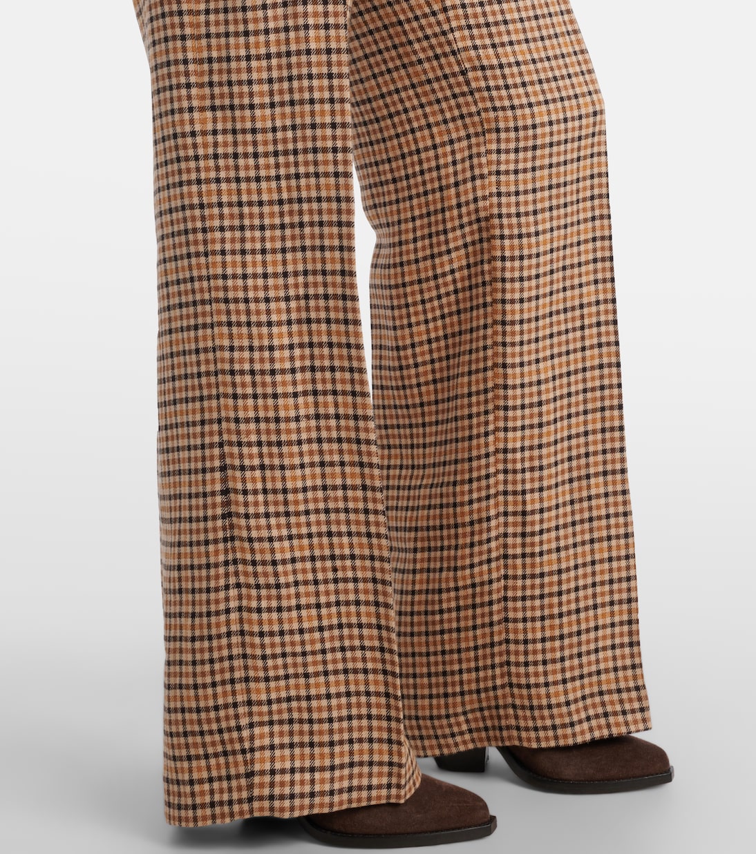 Checked linen straight pants | Polo Ralph Lauren